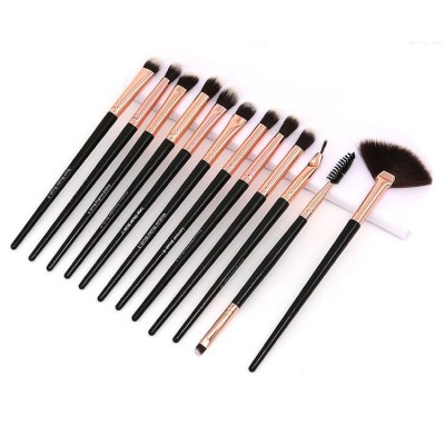 6pcs fan flawless concealer magnetic marble glitter makeup brush set